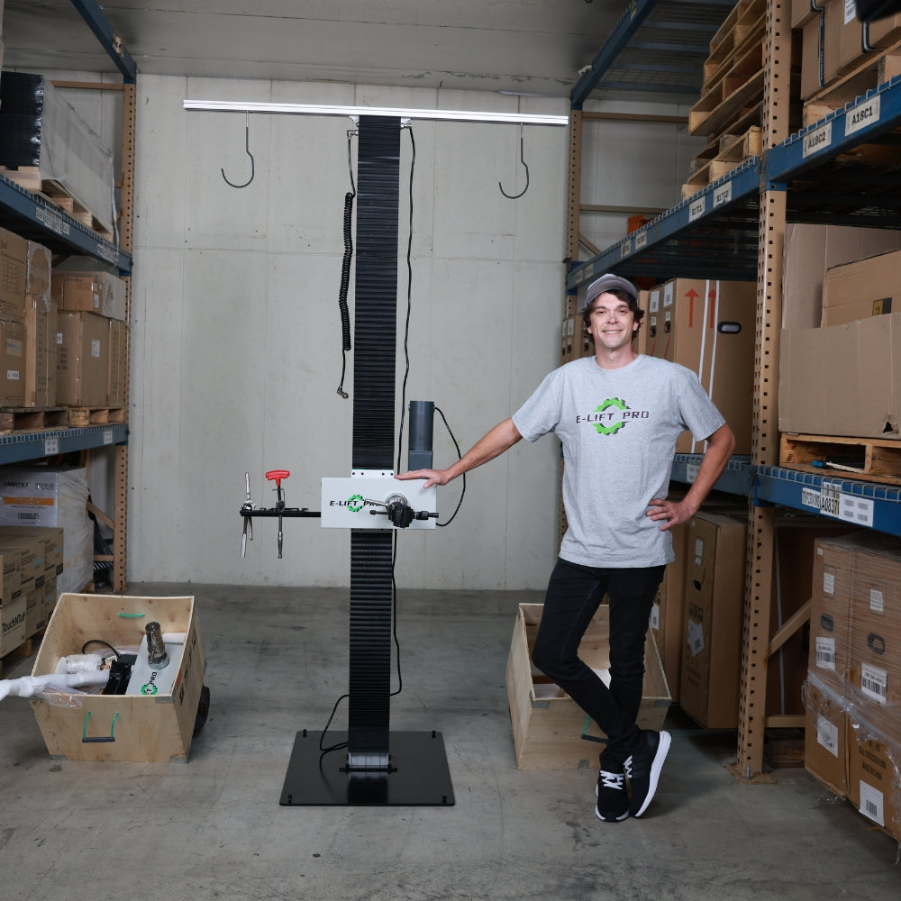 E-Lift Pro Single-Sided eBike Stand | Assembly, Basing & Tool Box Included